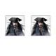 Johnny Depp/Jack Sparrow - Cufflinks (Square)