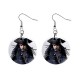 Johnny Depp/Jack Sparrow - Button Earrings