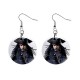 Johnny Depp/Jack Sparrow - Button Earrings