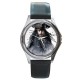 Johnny Depp/Jack Sparrow - Silver Tone Round Metal Watch