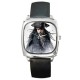 Johnny Depp/Jack Sparrow - Silver Tone Square Metal Watch