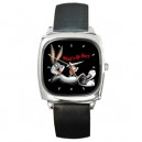 Bugs Bunny - Silver Tone Square Metal Watch