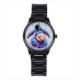 Disney Eeyore - Mens Black Stainless Steel Round Watch