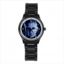 Hellraiser Pinhead - Mens Black Stainless Steel Round Watch