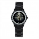 The Walking Dead - Mens Black Stainless Steel Round Watch