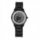 Linkin Park - Mens Black Stainless Steel Round Watch