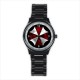 Resident Evil Umbrella Corp - Mens Black Stainless Steel Round Watch