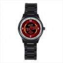 True Blood - Mens Black Stainless Steel Round Watch