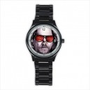 The Big Lebowski - Mens Black Stainless Steel Round Watch