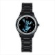 Fringe Glyph - Mens Black Stainless Steel Round Watch