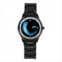 Fringe Glyph - Mens Black Stainless Steel Round Watch