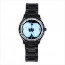 Fringe Glyph - Mens Black Stainless Steel Round Watch