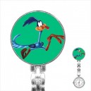 Looney Tunes Road Runner - Stainless Steel Nurses Fob Watch