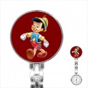 Disney Pinocchio - Stainless Steel Nurses Fob Watch
