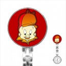 Looney Tunes Elmer Fudd - Stainless Steel Nurses Fob Watch