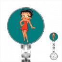 Betty Boop - Stainless Steel Nurses Fob Watch