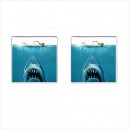 Jaws - Cufflinks (Square)