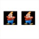 Snow White And The Seven Dwarfs Happy - Cufflinks (Square)