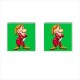 Snow White And The Seven Dwarfs Grumpy - Cufflinks (Square)