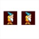 Snow White And The Seven Dwarfs Bashful - Cufflinks (Square)