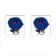 Mr Men Mr Worry - Cufflinks (Square)