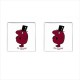 Mr Men Mr Uppity - Cufflinks (Square)