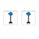 Mr Men Mr Tall - Cufflinks (Square)