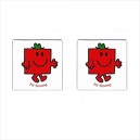 Mr Men Mr Strong - Cufflinks (Square)