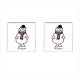 Mr Men Mr Snow - Cufflinks (Square)