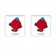 Mr Men Mr Small - Cufflinks (Square)