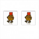 Mr Men Mr Silly - Cufflinks (Square)