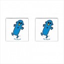 Mr Men Mr Mean - Cufflinks (Square)