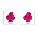 Mr Men Mr Greedy - Cufflinks (Square)