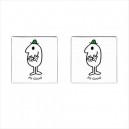 Mr Men Mr Good - Cufflinks (Square)