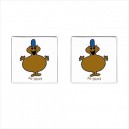 Mr Men Mr Dizzy - Cufflinks (Square)