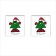 Mr Men Mr Christmas - Cufflinks (Square)