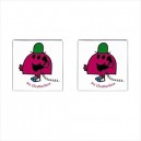 Mr Men Mr Chatterbox - Cufflinks (Square)