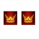 Game Of Thrones Stag Crown - Cufflinks (Square)