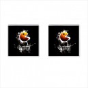 Pac Man - Cufflinks (Square)