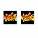 Street Fighter - Cufflinks (Square)