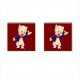 Looney Tunes Porky Pig - Cufflinks (Square)