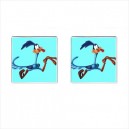 Looney Tunes Road Runner - Cufflinks (Square)