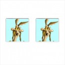 Looney Tunes Wile E Coyote - Cufflinks (Square)
