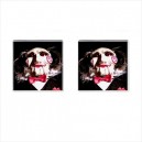 Billy Saw Doll - Cufflinks (Square)