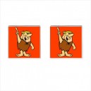 The Flintstones Barney Rubble - Cufflinks (Square)