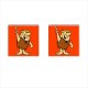 The Flintstones Barney Rubble - Cufflinks (Square)