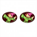 Snow White And The Seven Dwarfs Dopey - Cufflinks (Oval)