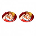 Snow White And The Seven Dwarfs Doc - Cufflinks (Oval)
