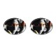 Jean Claude Van Damme - Cufflinks (Oval)
