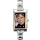 Kevin Sorbo - Rectangular Italian Charm Watch